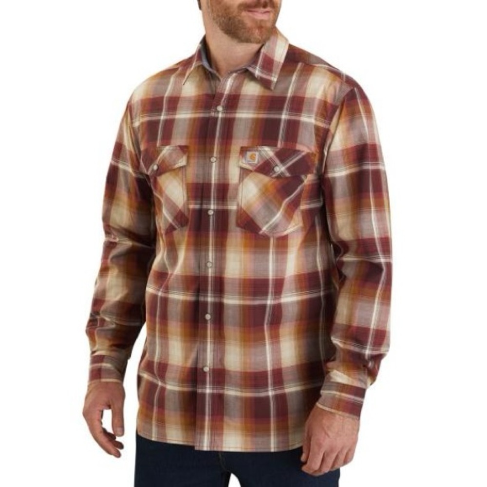 Carhartt Men's Rugged Flex® Relaxed Fit Lightweight Shirt - Picture 1 of 9
